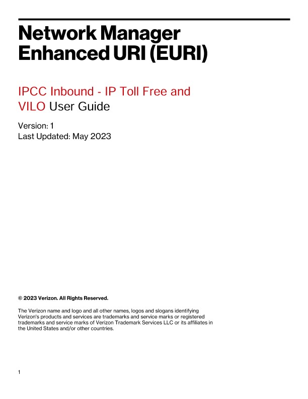 Network Manager Enhanced URI (EURI)